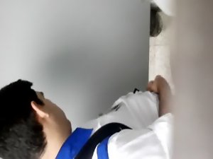Spying on toilet-Peeing
