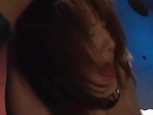 Sensual japanese sex slave getting forced to mouth fuck hard throbbing dick