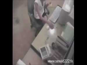 Office Girlie Caught Masturbating by CCTV Cam