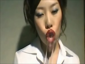 Big Asian Lips Fellatio Glass