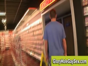 Straightys gloryhole gay suck