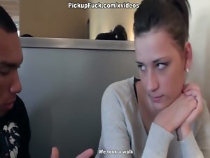 Female severely fuck in the cafe!
