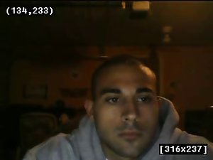 Straight chaps feet on webcam #434
