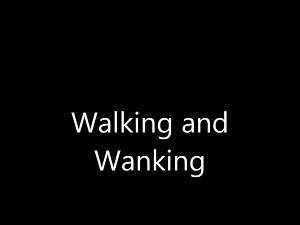 Walking and Wanking