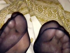 Rein pantyhose feet