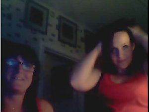 slutty mom and NOT her daughter in law teasing on cam