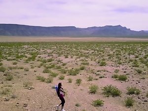 Sex way out in the desert with a slutty pornstar